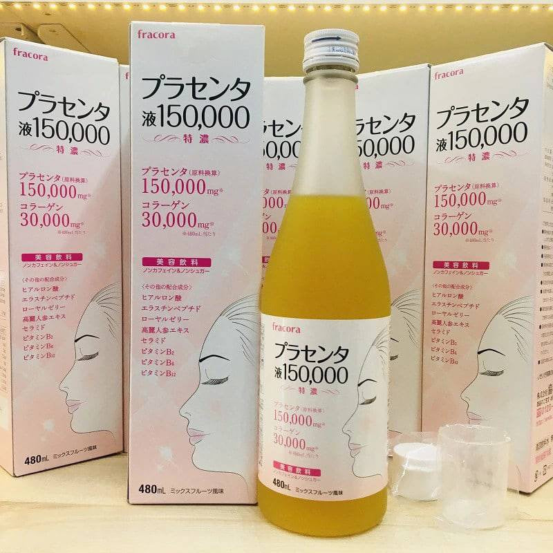 Nước uống nhau thai collagen FRACORA Nhật Bản 480ml