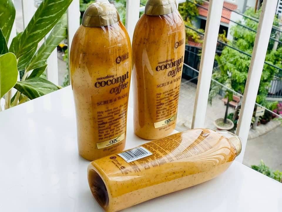 [HCM]SỮA TẮM OGX TẨY TẾ BÀO CHẾT 577ML