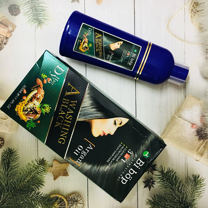 Dầu gội nhuộm nâu (đen) tóc Bibop
