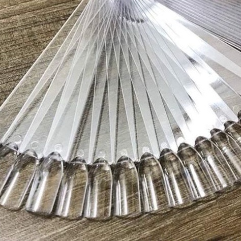 Móng que tập sơn, móng que vuông trong đục, móng que nhọn trong đục bịch 50 que