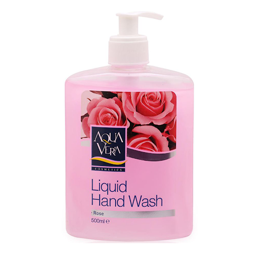 Nước rửa tay dưỡng chất hoa hồng - AQUAVERA 500ml