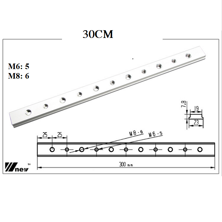 Thanh Trượt Bàn Cưa 30 - 45 CM