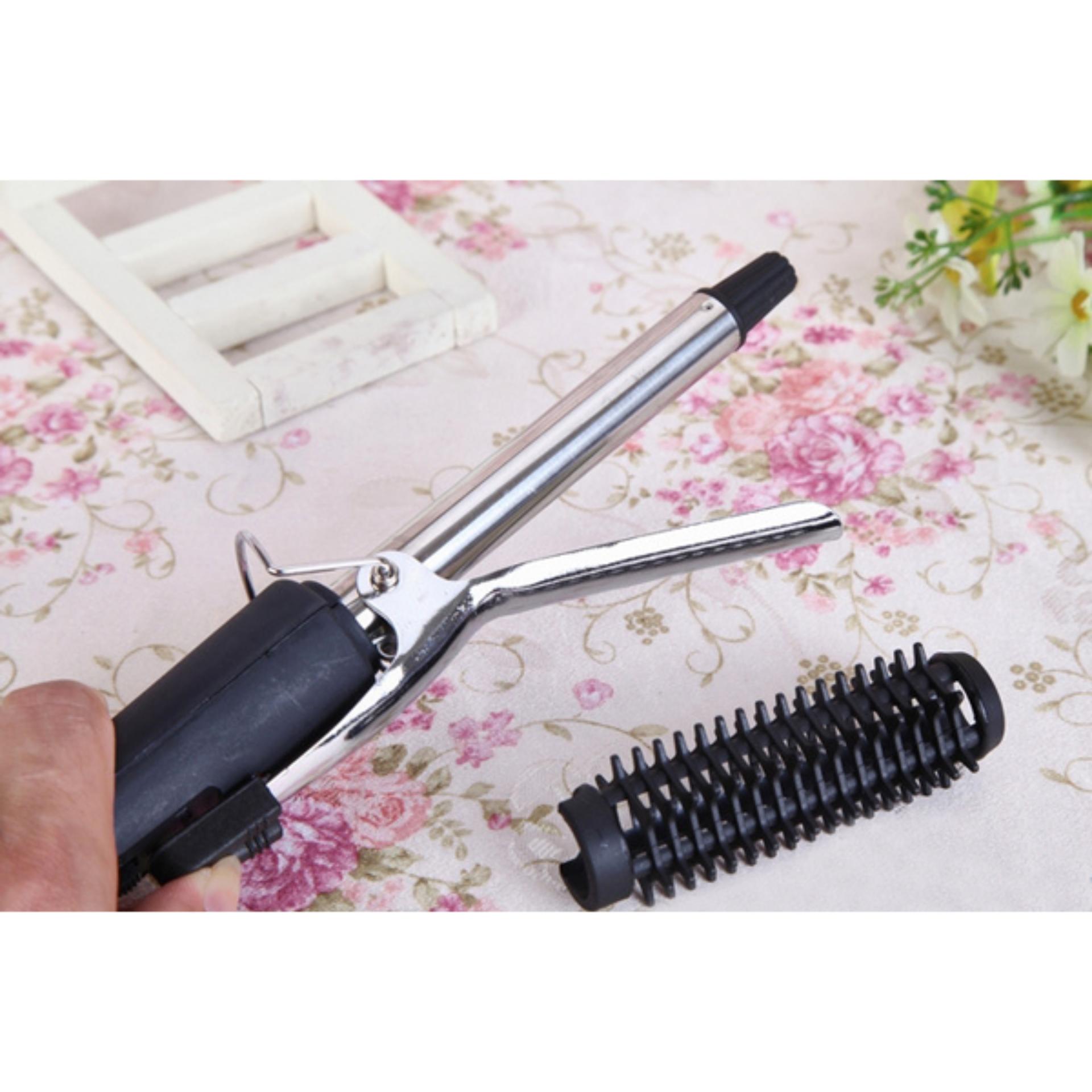 Máy uốn tóc kiêm lược điện đa năng (4499)