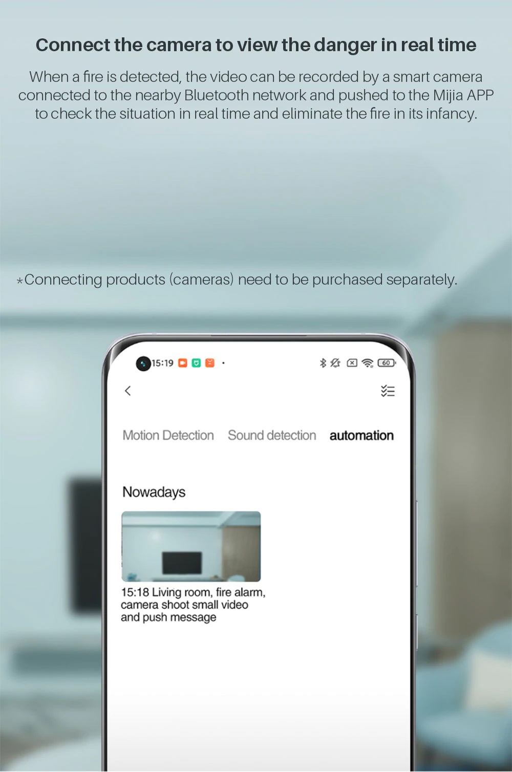 Thiết bị báo khói Xiaomi Honeywell