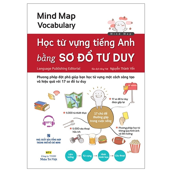 Fahasa - Mind Map Vocabulary - Học Từ Vựng Tiếng Anh Bằng Sơ Đồ Tư Duy (Kèm CD) (Tái Bản 2019)