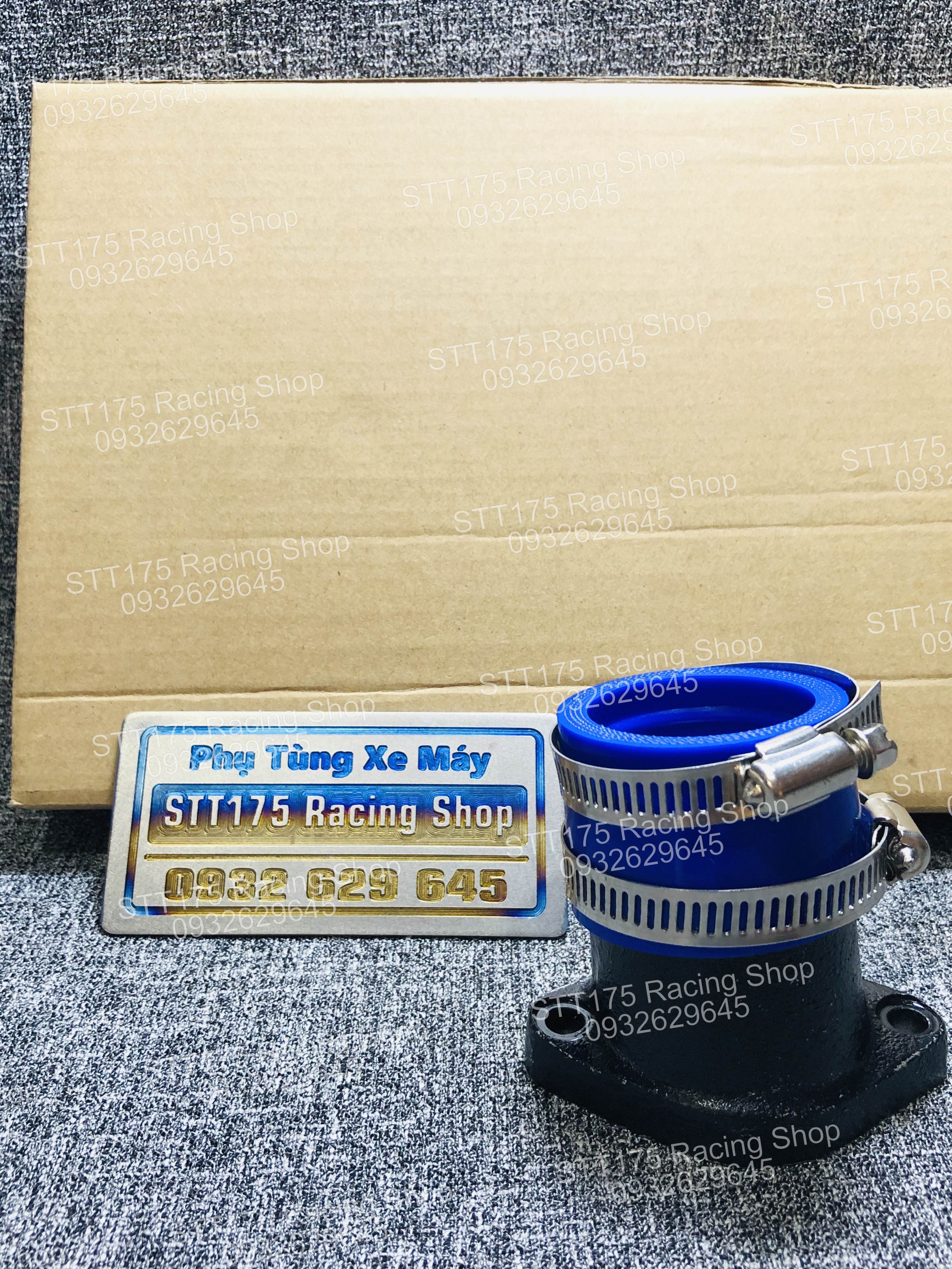 Co chụp cao su Lớn chế EX 135 lên bình nắp chao ( Mẫu co thẳng )