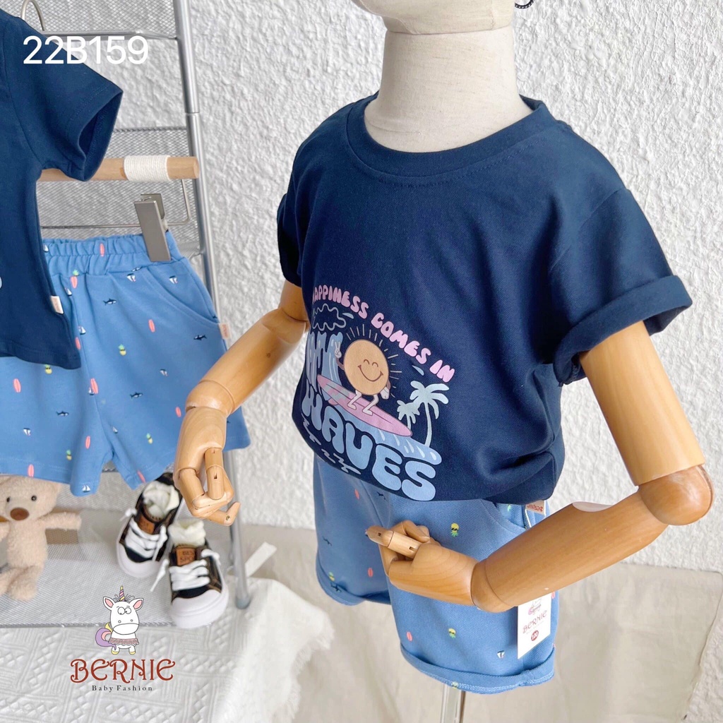 Bộ cộc bé trai Happy Waves Bernie