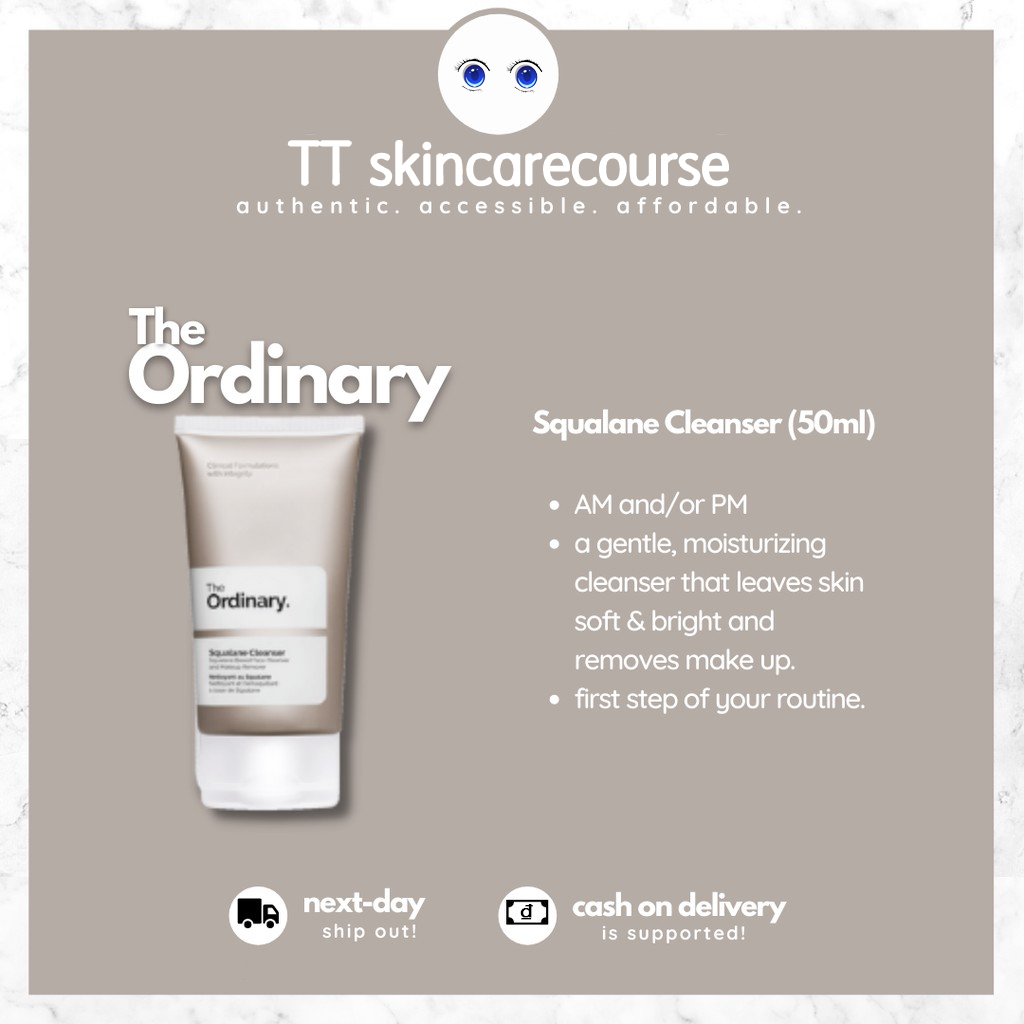 [THE ORDINARY] Sữa Rửa Mặt Squalane Cleanser 50ml