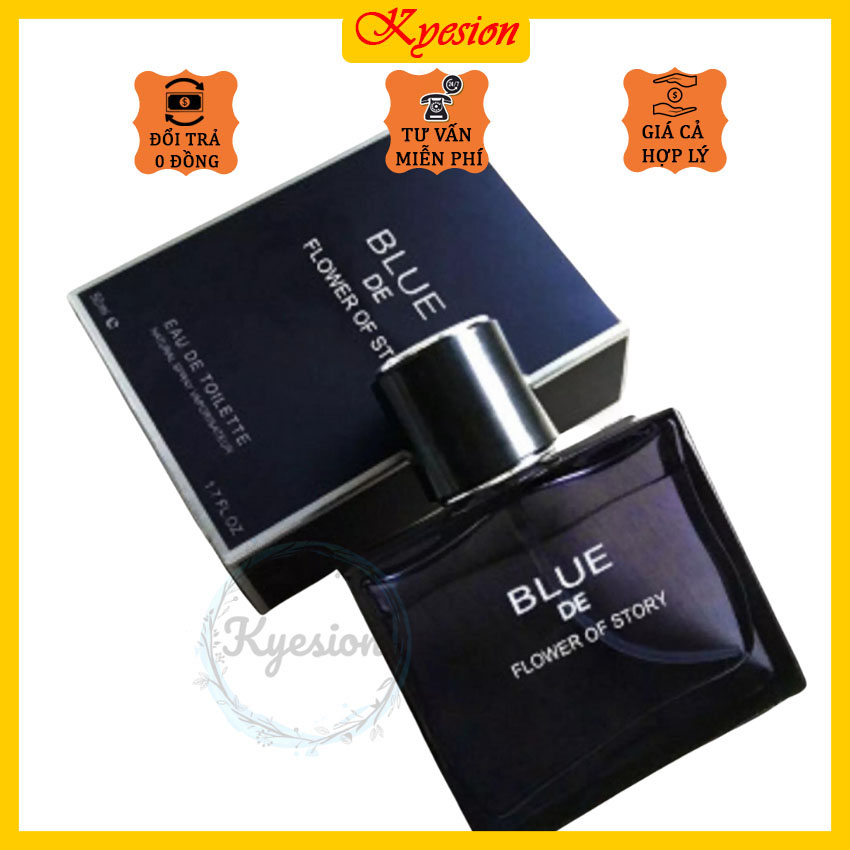 NƯỚC HOA NAM BLUE DE FLOWER OF STORY KYESION, NƯỚC HOA CHO PHÁI MẠNH, NƯỚC HOA NAM, DẦU THIƠM NAM, DẦU THƠM CHO NAM GIÁ TỐT, DẦU  THƠM CHO MỌI LỨA TUỔI, NƯỚC HOA GIÁ TỐT, HƯƠNG THƠM QUYẾN RŨ ĐÀN ÔNG ĐÍCH THỰC