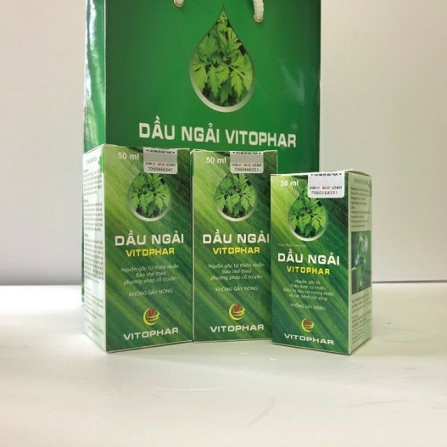 Combo 2 chai dầu ngải cứu vitophar 100ml hỗ trợ các chứng bệnh liên quan đến xương khớp