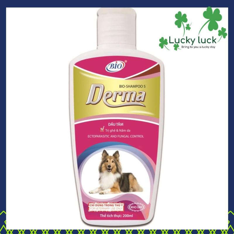 Sữa Tắm Trị Demodex Nấm Da Ve Ghẻ Bọ Chét Chó Mèo -Chai 200ml