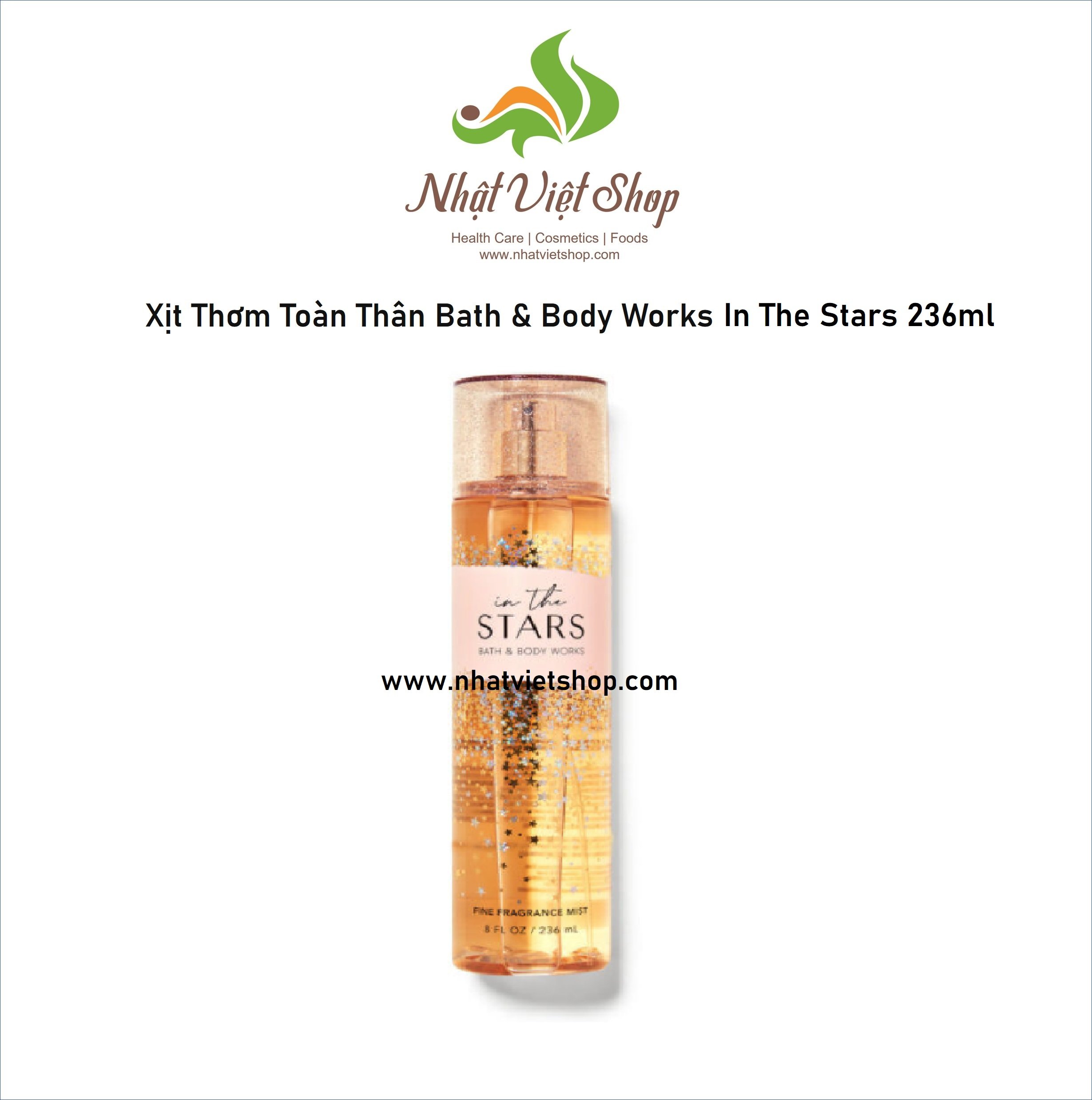 Xịt thơm toàn thân bath&body works 236ml