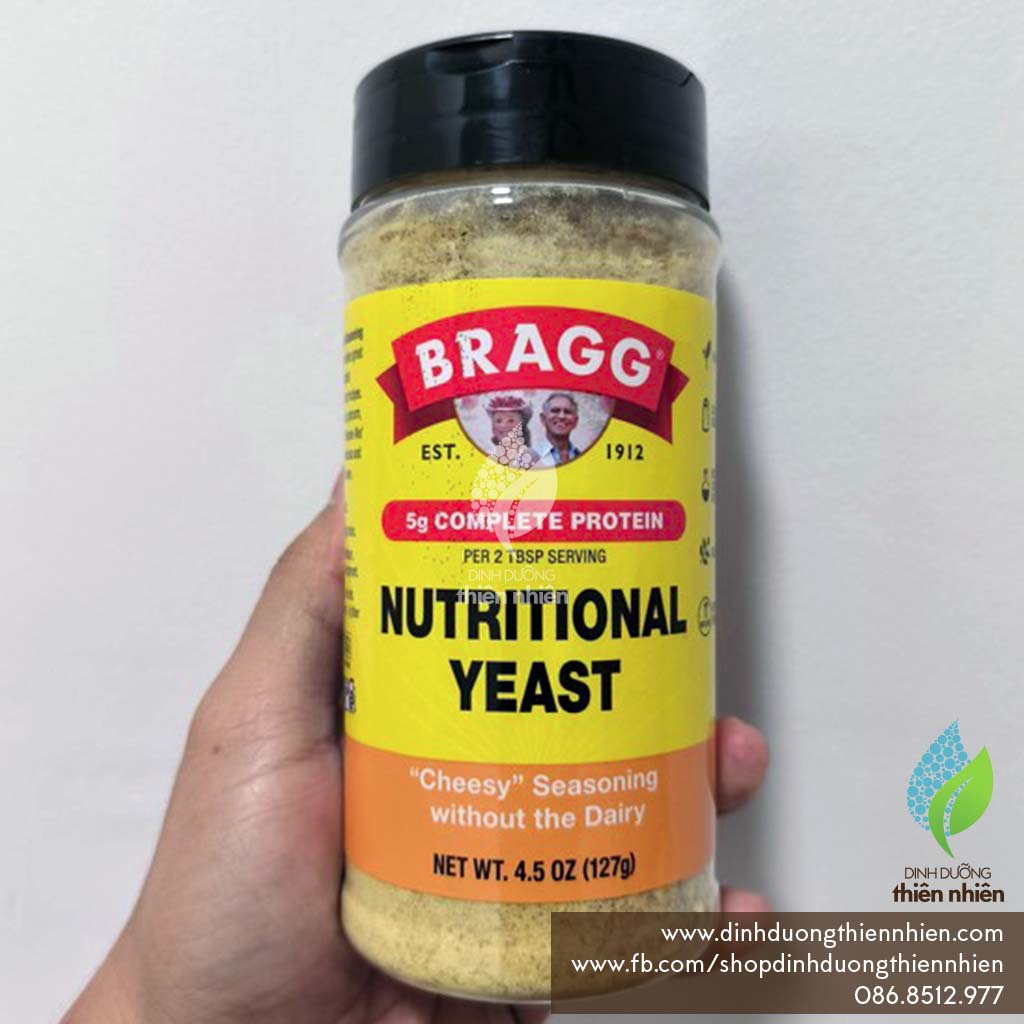 [DATE 5/2027] Men Dinh Dưỡng Bragg Nutritional Yeast 127g