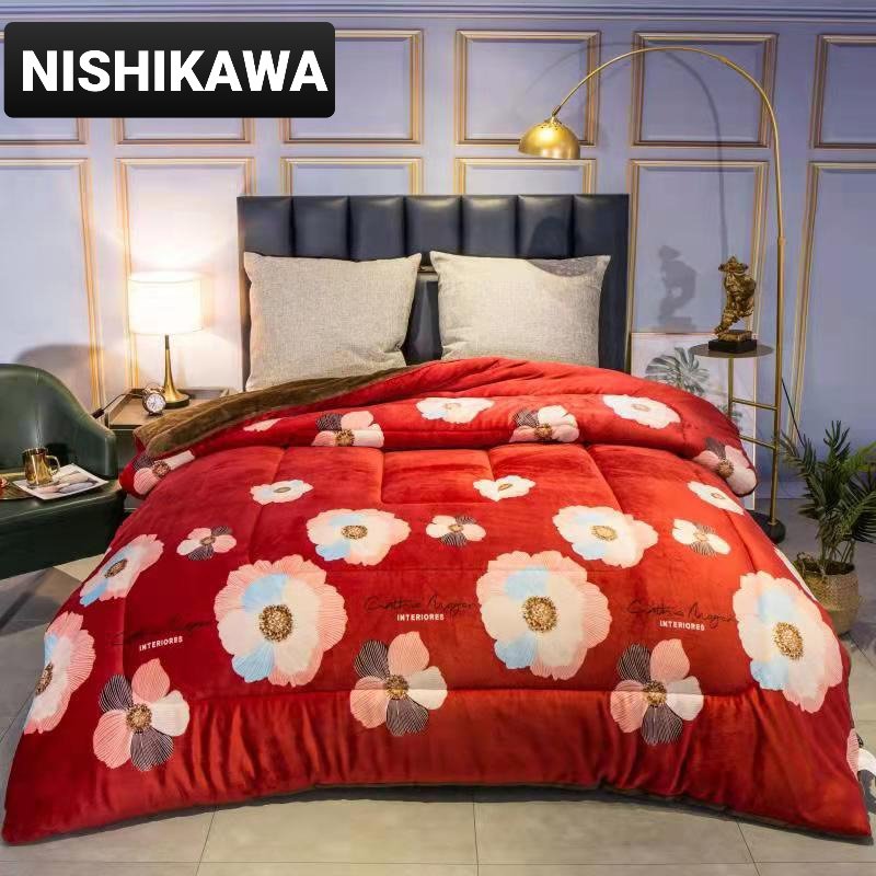 CHĂN LÔNG CỪU NISHIKAWA NỘI ĐỊA NHẬT CAO CẤP
