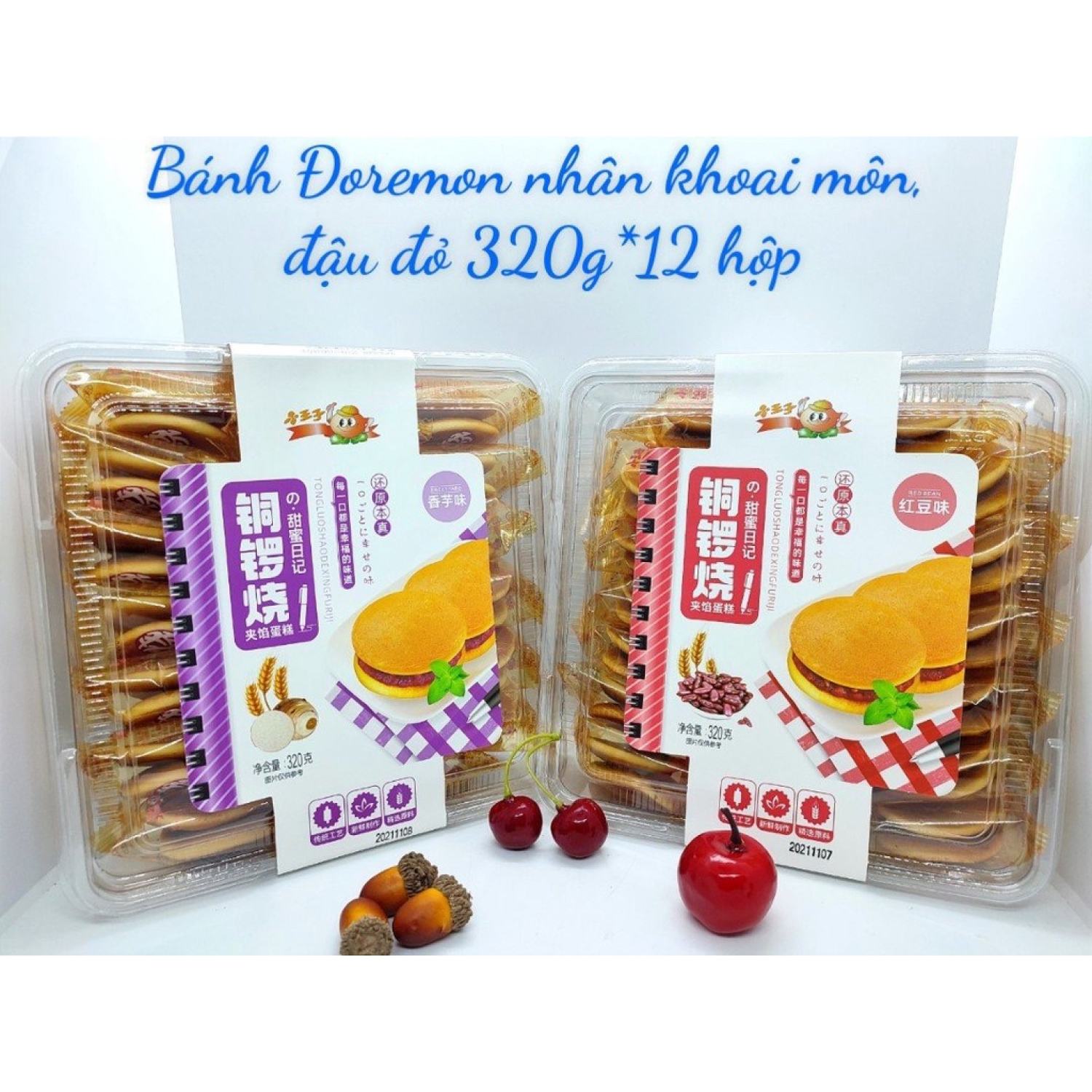 Bánh Doremon Nhân Đậu Xanh - Khoai Môn