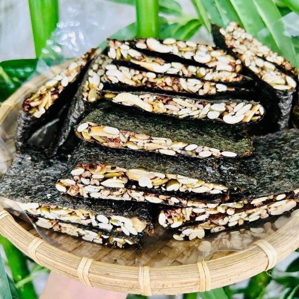 Rong biển kẹp hạt dinh dưỡng loại siêu hạt - túi 1kg
