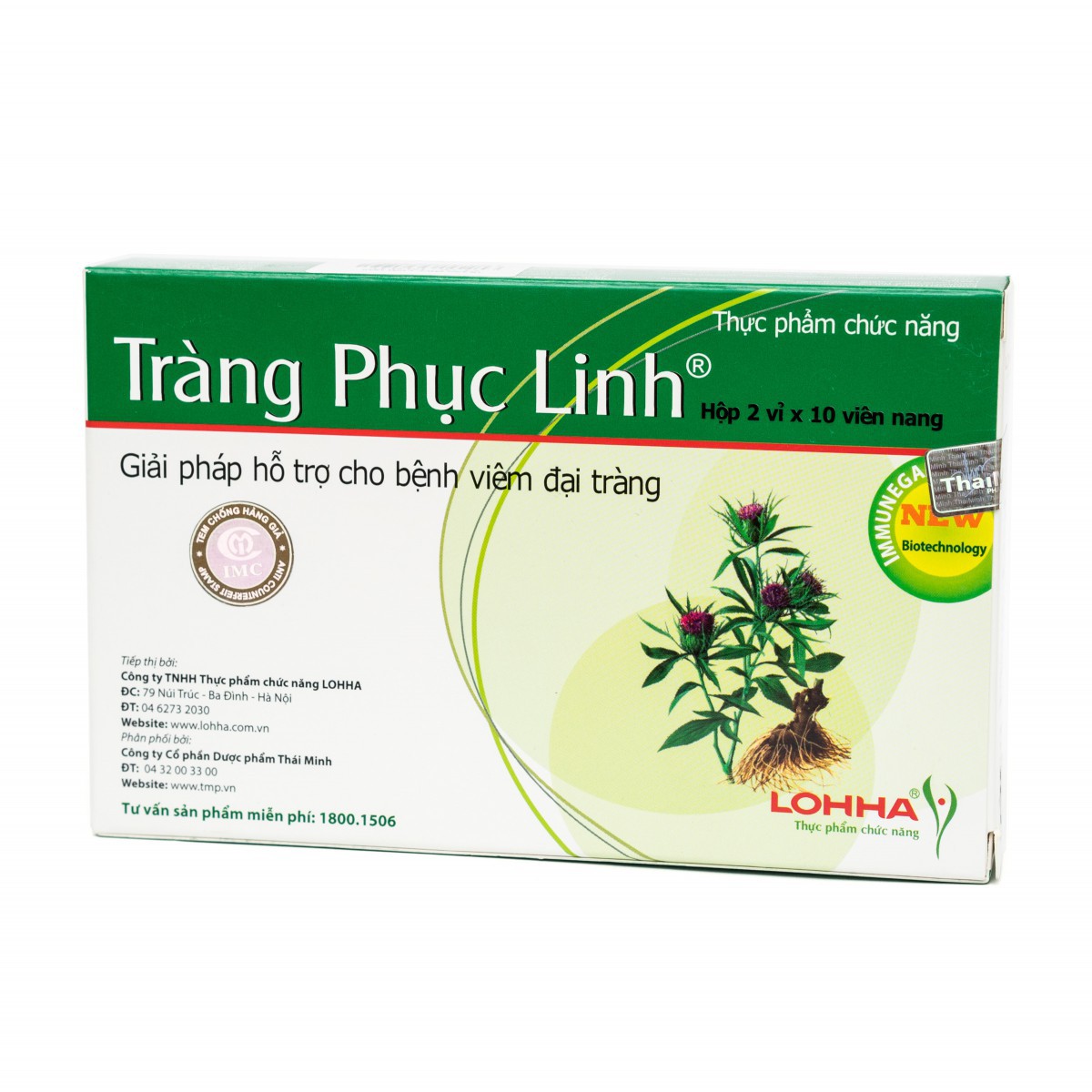 Hỗ trợ bệnh viêm đại tràng TRÀNG PHỤC LINH