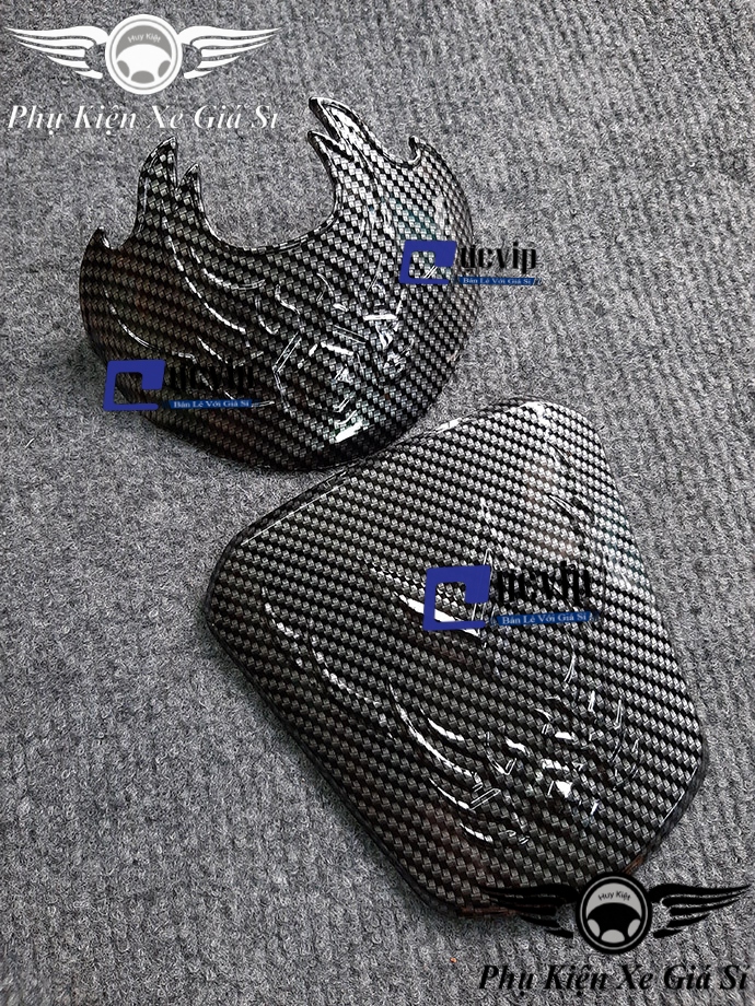 Ốp mỏ và đuôi dè trước sau xe pcx 2018 - 2020 carbon đẳng cấp ms2866