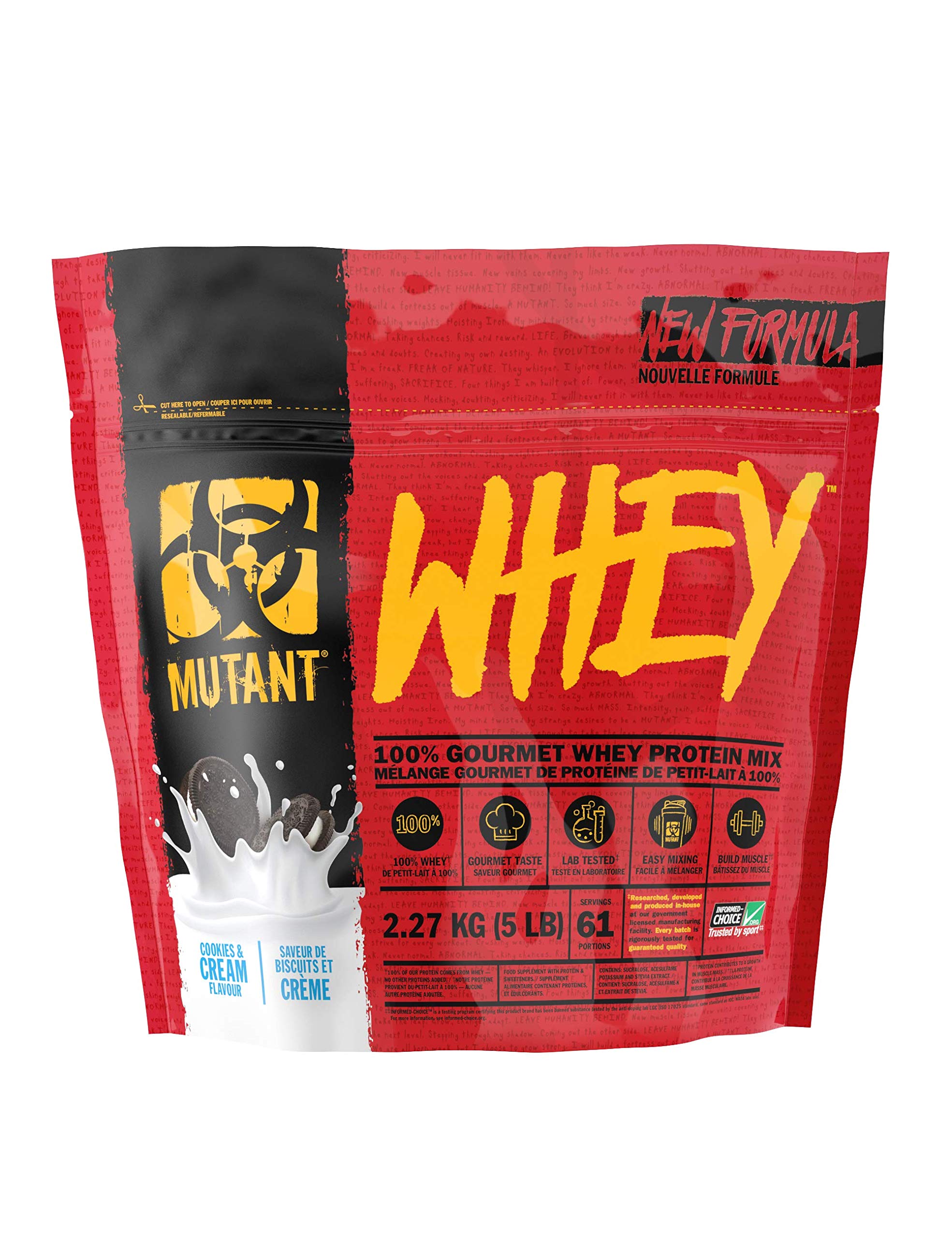 Sữa Tăng Cơ Mutant Whey Protein 5Lbs 2.27kg