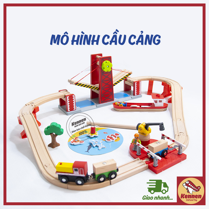Bộ mô hình giao thông cầu cảng