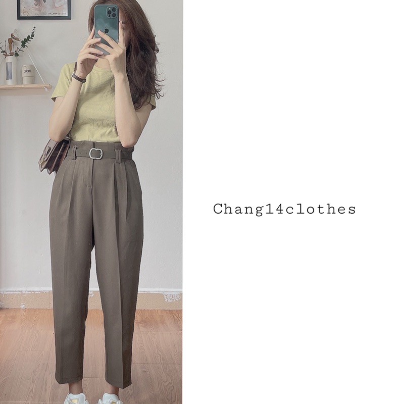 Quần jean baggy nữ LOREN 2 nút B51106