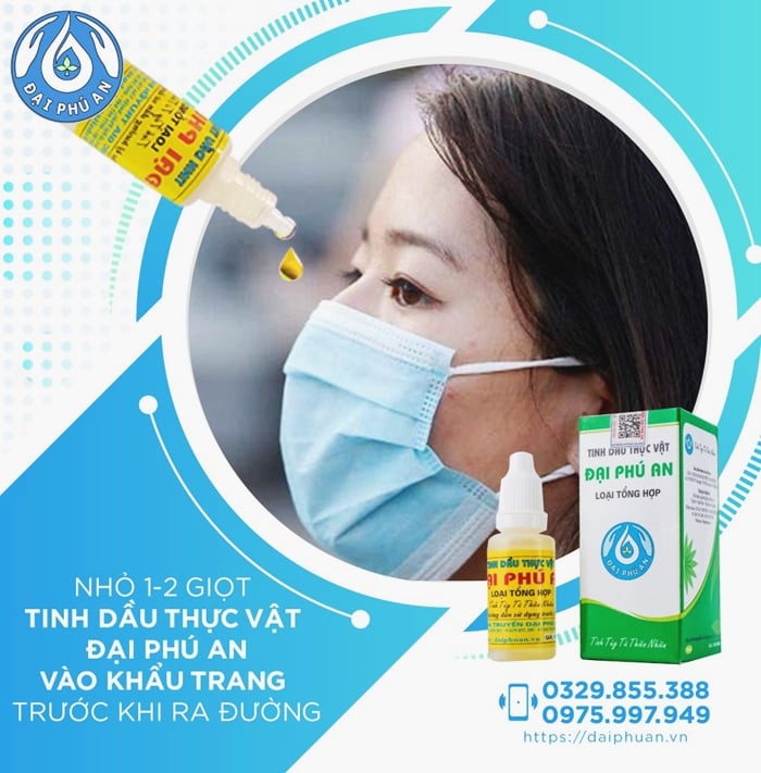 COMBO 05 Chai tinh dầu thực vật Đại Phú An 15ml