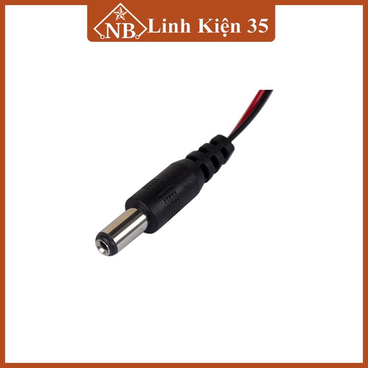 Dây đế pin 9V có đầu jack nối ra DC 5.5x2.1mm