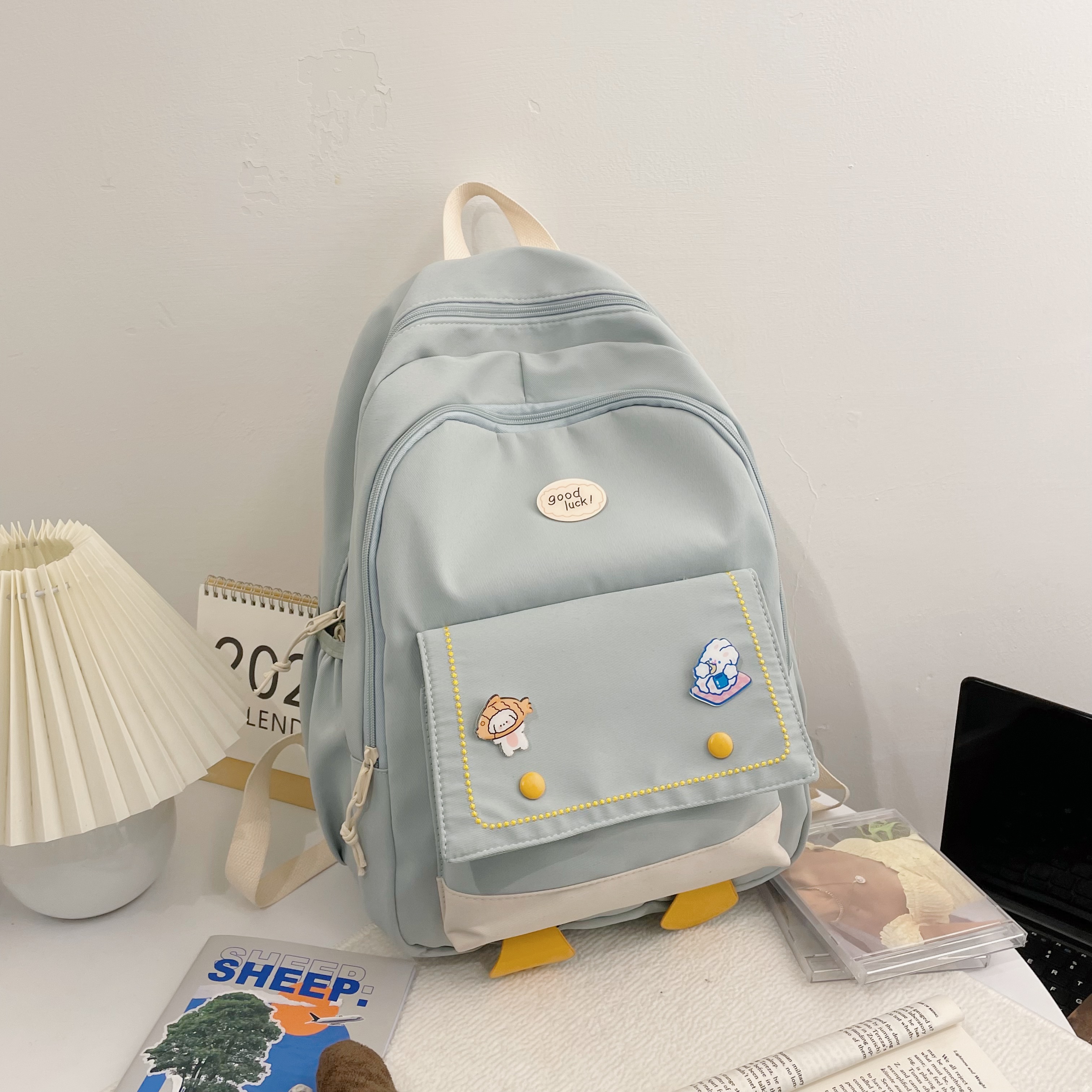 Balo đi học nam nữ Ulzzang, balo unisex thời trang Hàn Quốc dễ thương