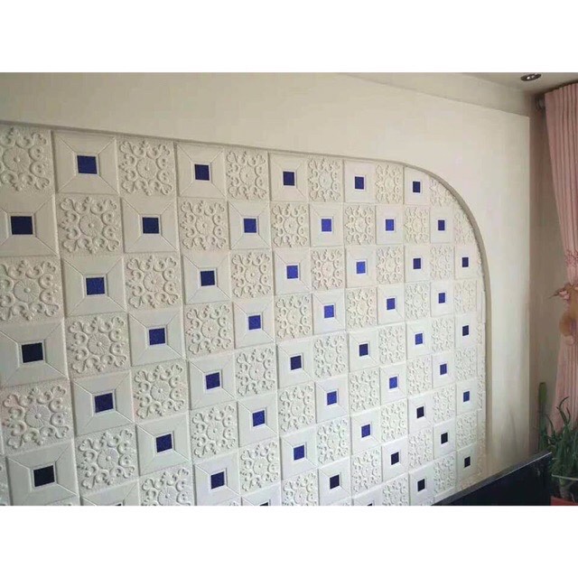 combo 10 tấm xốp dán tường hoa văn cao cấp