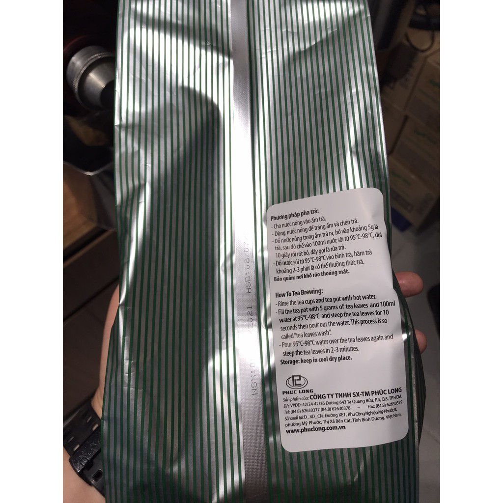 Red Bran Tea 500Gr - Phuc Long Tea and Coffee