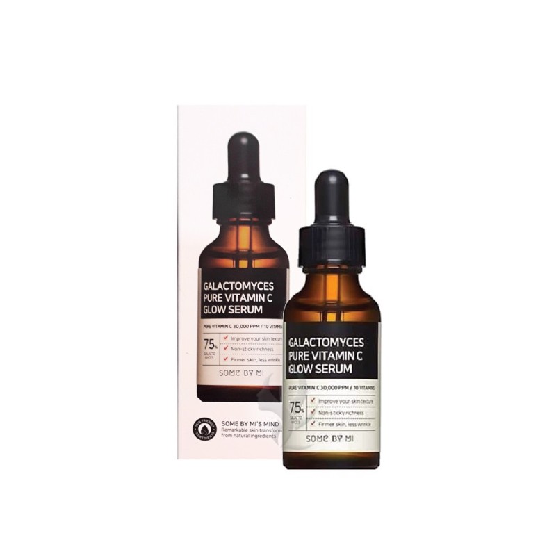 [Lấy mã giảm thêm 30%]Tinh chất dưỡng trắng chống lão hóa Some By Mi Galactomyces Pure Vitamin C Glow Serum 30ml chất lượng đảm bảo an toàn cho người dùng và cam kết hàng đúng như mô tả