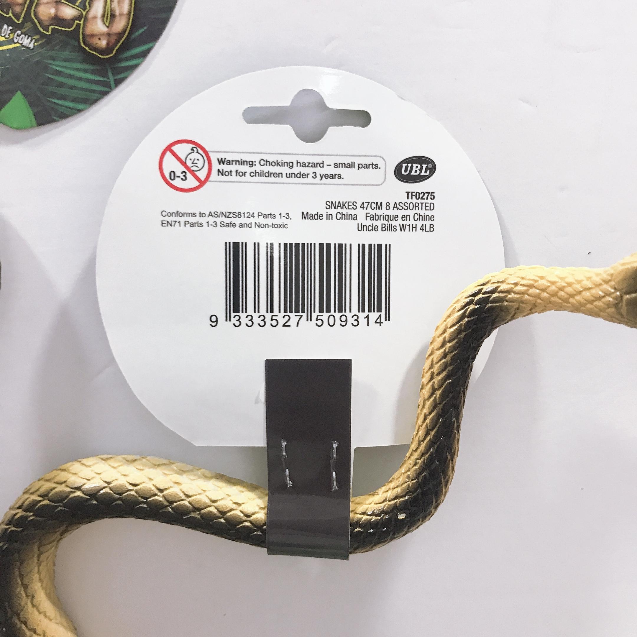 8 mẫu rắn giả đồ chơi UBL TF0275 47cm
