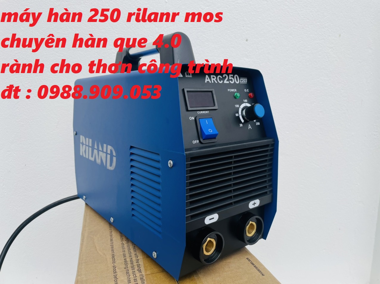 Máy hàn điện tử ARC 250 mos - chuyên hàn que 4.0