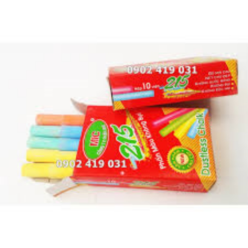 Hộp phấn trắng viết bảng học sinh [Kho sỉ HCM: NHÀ SÁCH - VPP BẢO HÂN]