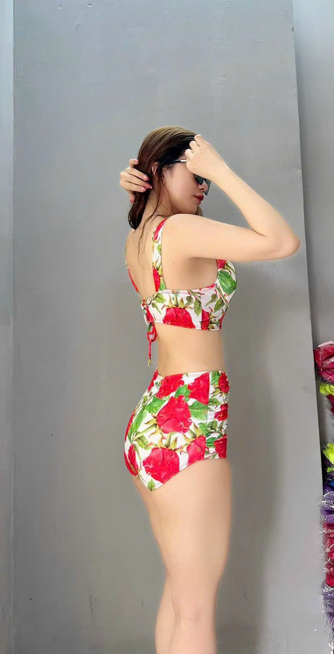 [MẪU MỚI] Set bikini đi biển đồ bơi đi biển 3 món thời trang