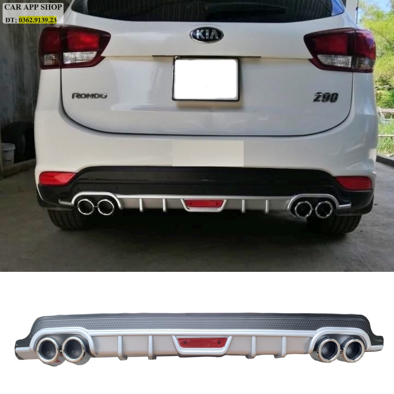 Lippo Kia Rondo - Lip chia pô Kia Rondo Mẫu độ pô mới