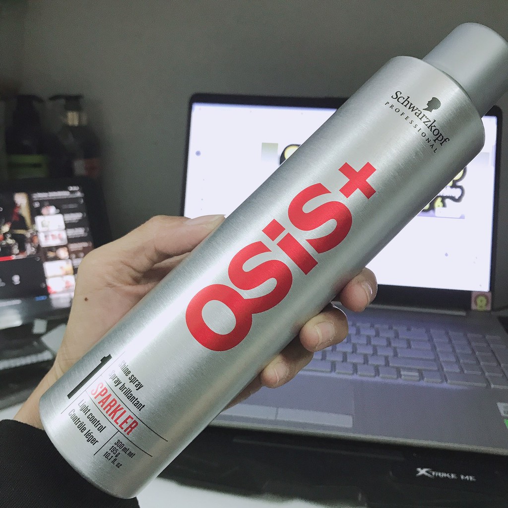 Gôm xịt bóng tóc osis+ 3 session finish 300ml