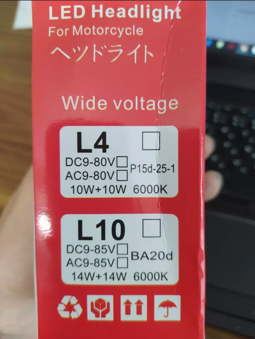 [ GIẢM GIÁ ] ĐÈN PHA LED 2 MÀU COS VÀNG PHA TRẮNG CHÂN H4- đèn pha xe máy