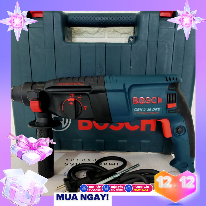 MÁY KHOAN ĐỤC BÊ TÔNG BA CHẾ ĐỘ CÔNG SUẤT 800W