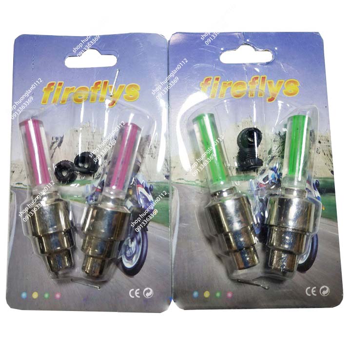 Đèn Led gắn van xe máy xe đạp oto giá 1 chiếc
