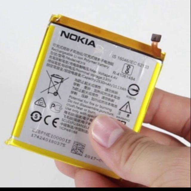 Pin Nokia 3 Ta1020 Ta1032 Dung Lượng 2630Mah _ Bh 6 Tháng ( Mới 100%)