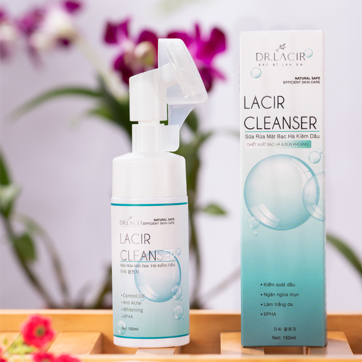 Sữa Rửa Mặt Bạc Hà Cho Da Dầu DR.LACIR