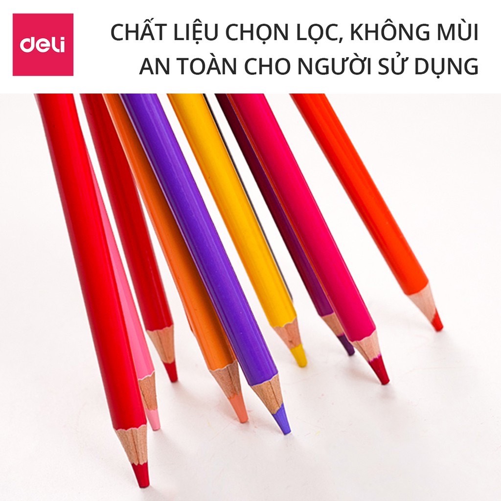 Chì màu Deili cao cấp Hộp Thiếc