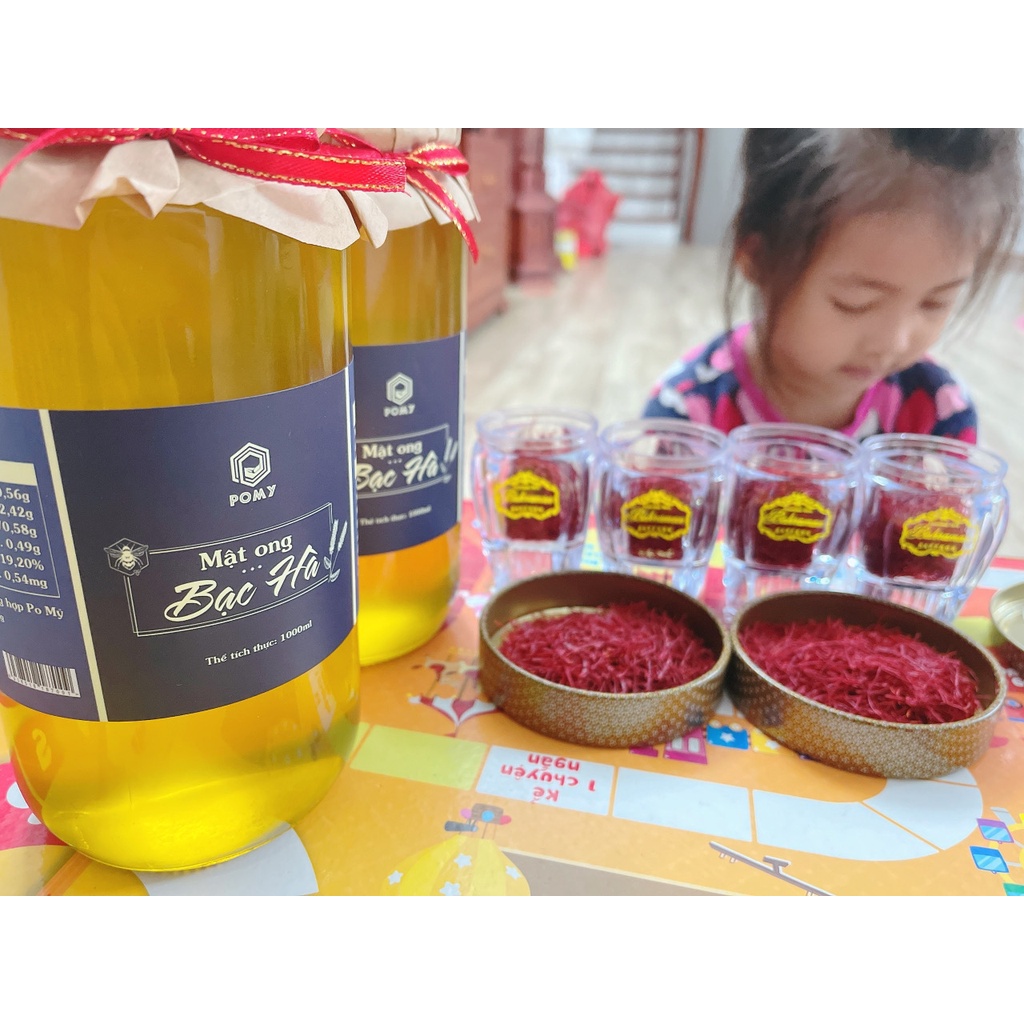 [VietGAP] Mật ong bạc hà Hà Giang, looại 1, 1000ml