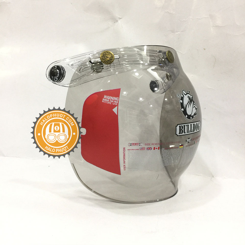 Kính Bubble Bulldog Chính Hãng (gắn nón 3/4)