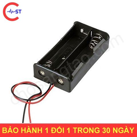 Hộp đế pin 18650 loại 2 cell