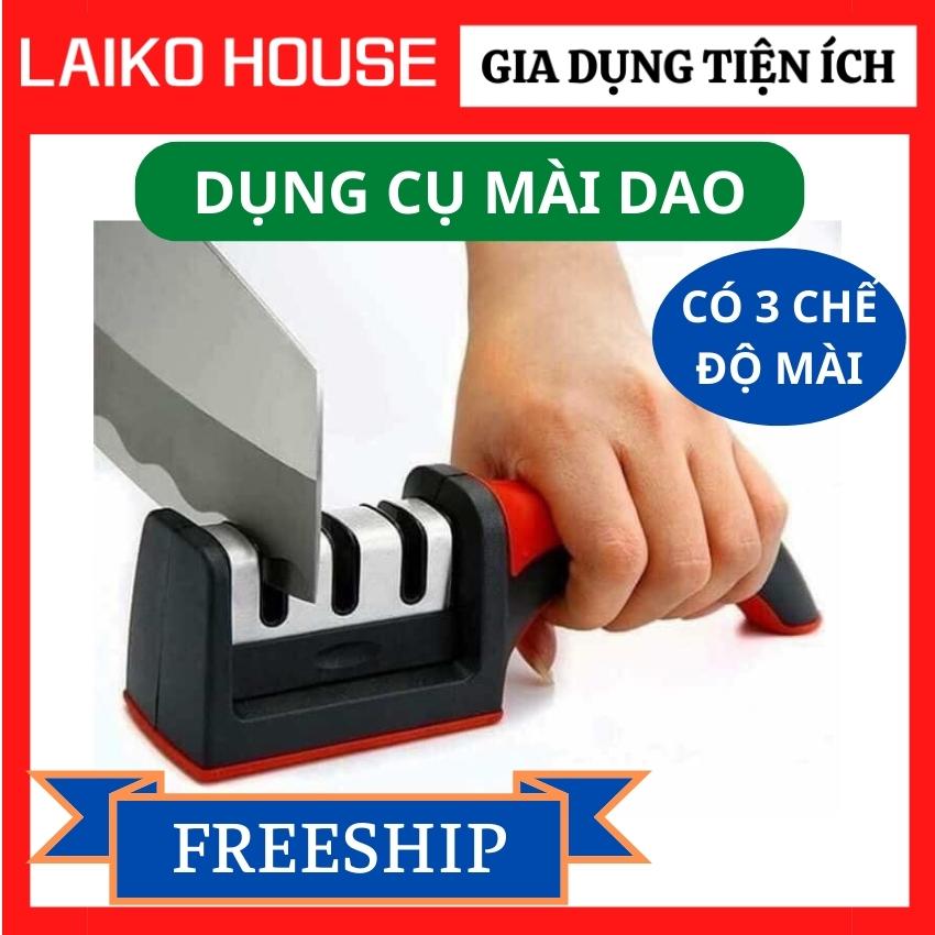 Dụng Cụ Mài Dao Kéo Đa Năng 3 Khe Cao Cấp