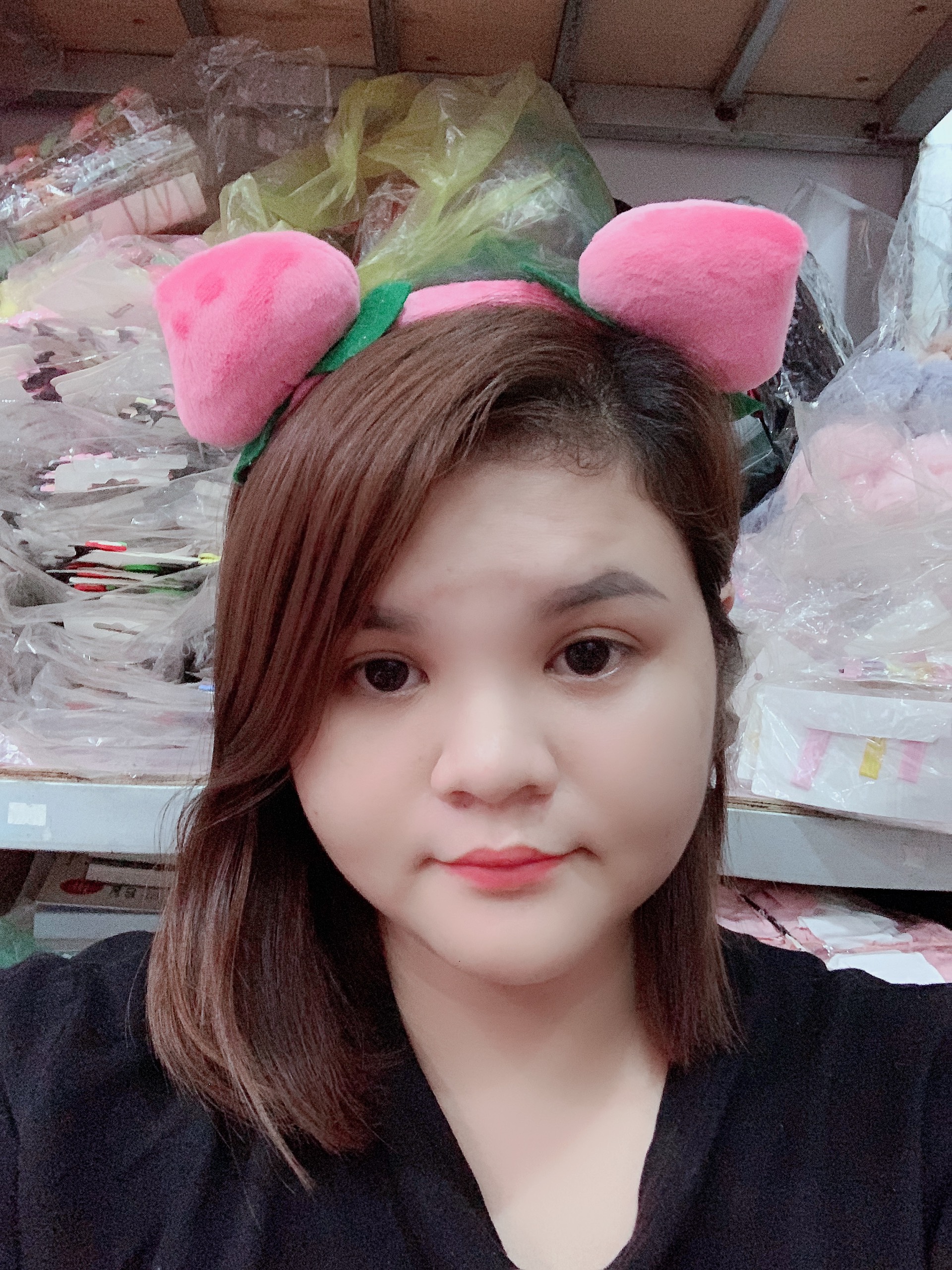 Băng Đô Cài Tóc 2 Quả Đào