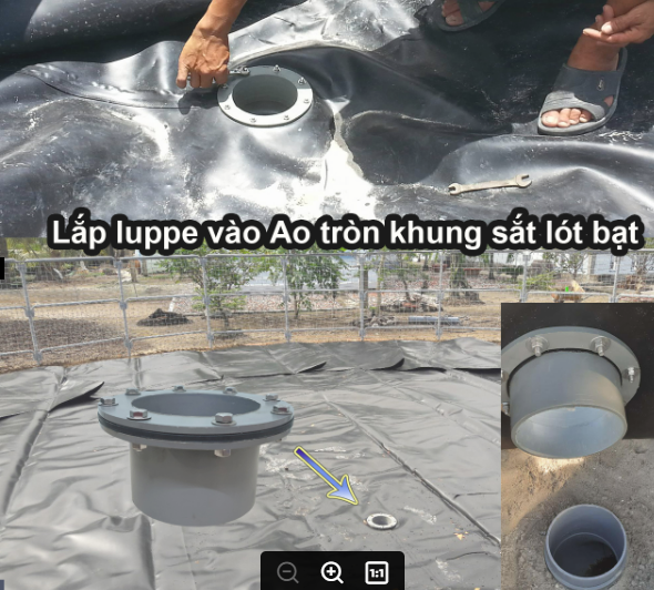 [HCM]Mặt bích nhựa Luppe Fi 90