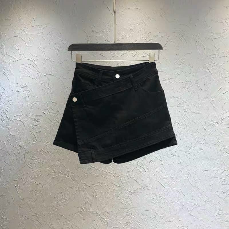 Quần váy kaki vạt đắp chéo (3 size S-M-L) - Ảnh thật